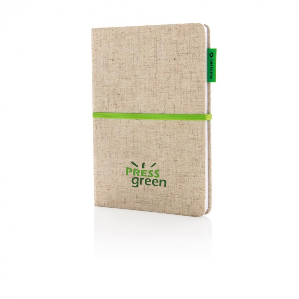 A5 notitieboek | Jute | Eco geschenk